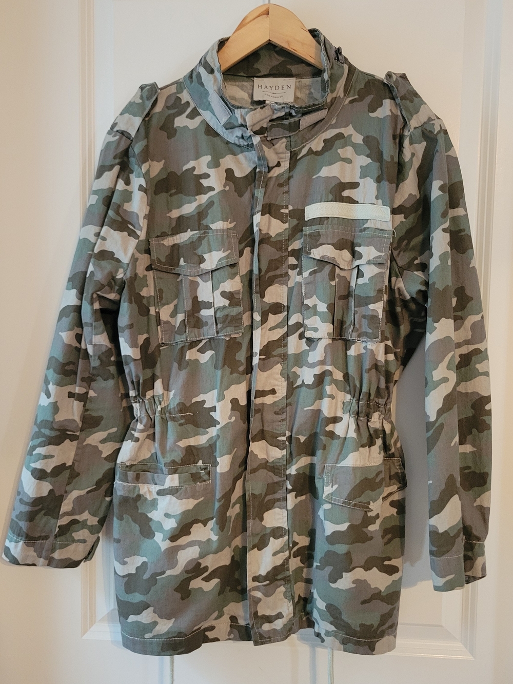 Hayden LosAngeles Camo Utility Jacket - Green Camouflage